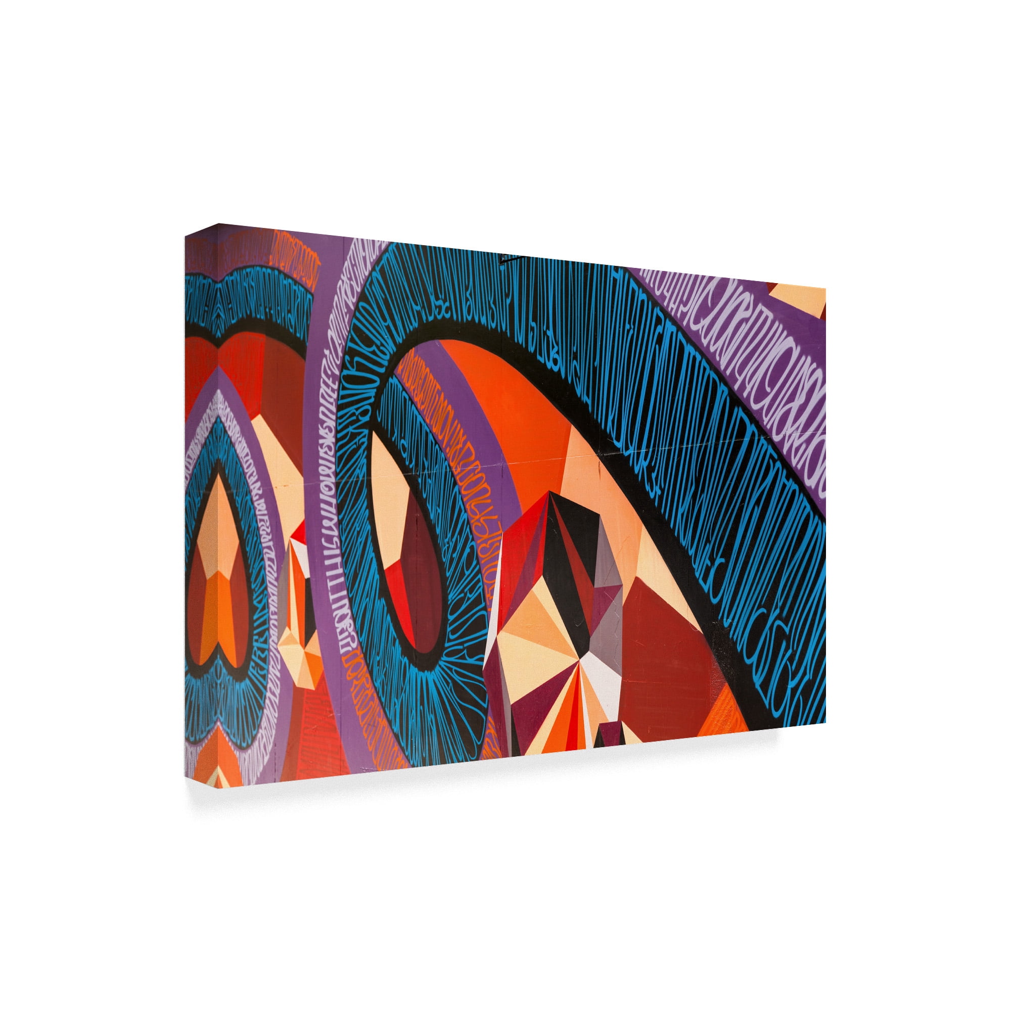 Trademark Fine Art 'Graffiti Swirl' Canvas Art by Chris Moyer
