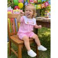 thumbnail image 4 of Cjfdfy Half Way to One Clothes Baby Girl Boy First Birthday Outfit Summer Fall Half Birthday Clothes Plaid Gingham Bubble Romper Letters Cookies Embroidery Short Sleeve Plaid Jumpsuit Playsuit, 4 of 9