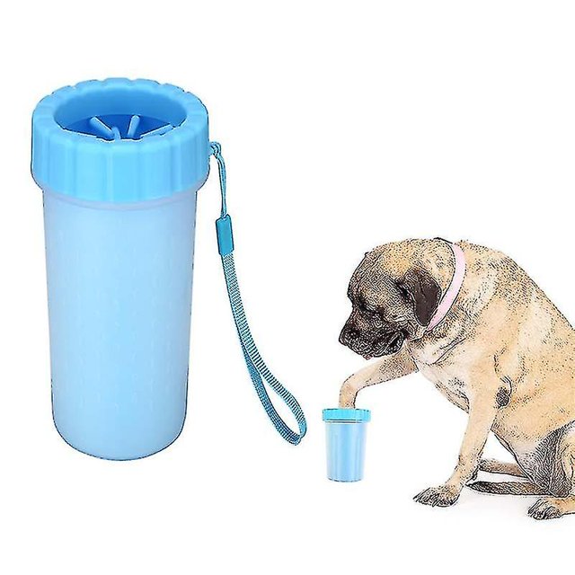 Limpiador de patas de perro Lavador de pies automático portátil para mascotas Taza de lavado de pies para mascotas C LingWen 8390612335686