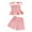 Pink, variant on Zanarzt Toddler Baby Girls Summer Outfits Toddler Baby Girl Clothes Sleeveless Tank Tops Ruffle Halter Shirts Shorts 2 Piece Set Summer Outfits Pink,4-5 Years