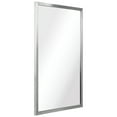 thumbnail image 3 of Empire Art Direct Contempo Stainless Steel Gold Wall Mirror Brushed Silver 24" x 36" Silver, 3 of 14