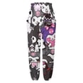 thumbnail image 3 of Kuromi And My Melody Women's Harem Pants, Hippie Casual Pants Flowy Yoga Trousers with Pockets, 3 of 7