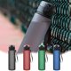 thumbnail image 1 of Botella deportiva impermeable con asa - Botella de agua de plástico para gimnasio y yoga de 560 ml para ejercicio físico - Roja, negra, verde, azul, 1 of 6