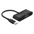 thumbnail image 1 of Convertidor de múltiples pantallas 3 en 1 USB 3.0 a VGA Adaptador de audio compatible con HDMI HUB Tmvgtek Para estrenar, 1 of 8