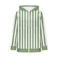 thumbnail image 6 of Azrian Women’s Striped Full Zip Hoodie Sweatshirt,Ladies Long Sleeve Hooded Outerwear Sizes S-3XL, 6 of 6