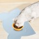thumbnail image 4 of Estera de comida para gatos, estera de alimentación de silicona para mascotas para piso, cojín impermeable antideslizante para bandeja de agua para perros, 4 of 7