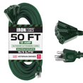 thumbnail image 1 of Cable de extensión Iron Forge Cable de 50 m, 3 salidas 16/3 SJTW, 1 of 8