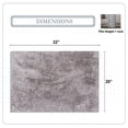 thumbnail image 2 of Bathroom Rugs, Extra Soft Absorbent Bath Rugs, Non-Slip, Quick Drying, Machine Washable, Plush Comfort for Bathroom Floor, Tub, Shower and Home Decor Accessories, 20x32, Grey, 2 of 9