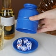 thumbnail image 6 of BAELLERT 1 Set Dice Cup with 5 Dot Dice Heavy Duty Manual Shaker Cup Bar Party KTV Gambling Drinking Board Game Casino Equipment, 6 of 7
