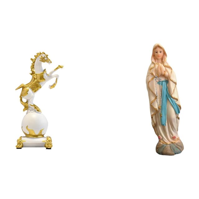 Colección de estatuas modernas, obra de arte, exhibición decorativa, figura de caballo, escultura animal, estatua para escritorio de oficina,