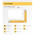 thumbnail image 4 of HOUSELABELS Compatible with DK-1202 Replacement Roll for Brother QL Label Printers; 300 Shipping Labels; 2-3/7" x 4" (62mm*100mm) - 13 Rolls, 4 of 7