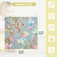 thumbnail image 2 of Floral Butterflies Spring Baby Muslin Washcloths Soft Absorbent Face Towel, Flowers Watercolor Burp Cloths Cotton Bath Wipes 5 Pack Infant Wash Cloth for Newborn Boys Girls 12x12 inches, 2 of 7