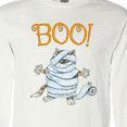 thumbnail image 4 of Inktastic Boo with Mummy Cat Long Sleeve T-Shirt, 4 of 5