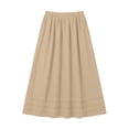thumbnail image 4 of Edvintorg Midi Skirts for Women with Pockets Elastic High Waisted Skirt Womens Summer Skirts Trendy 2026, 4 of 6