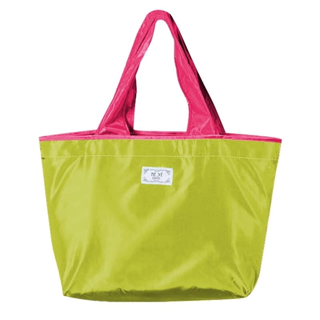 Bolsa de compras con cordón reutilizable de gran capacidad, bolsa de compras ecológica, bolsa de comestibles plegable, bolsa de playa de poliéster