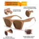 thumbnail image 2 of Gafas de sol FEISEDY Trendy Vintage Square Cat Eye UV400 B2473, 2 of 9