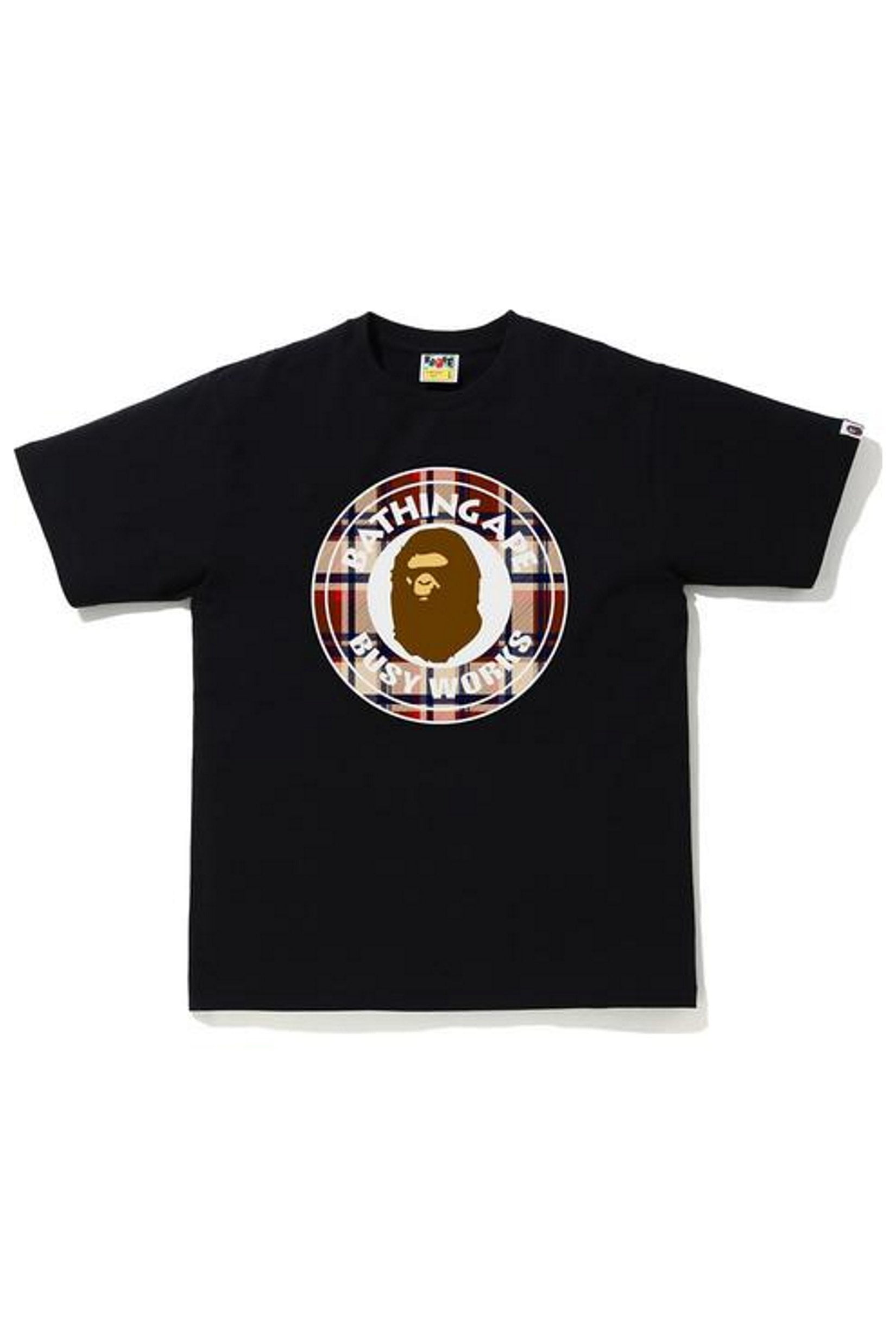 black and red bape shirt