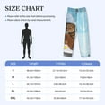 thumbnail image 6 of Kdxio Funny Cat Taking a Bath Print Men's Sleep Pajama Pant Lounge Pants with Pockets, 6 of 8