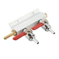 thumbnail image 3 of CO2 Air Gas Manifold Distribution Splitter for Home Brewing - 2 Way, 3 of 13