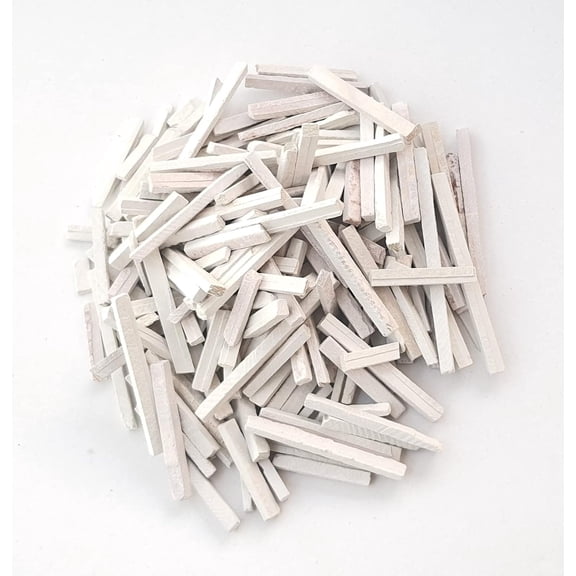 PrakRtyA: White Slate Pencils – Natural Stone Writing Chalk for Blackboards, Craft & Art Projects – Smooth Writing, Dust-Free, Eco-Friendly. (150 Pcs)