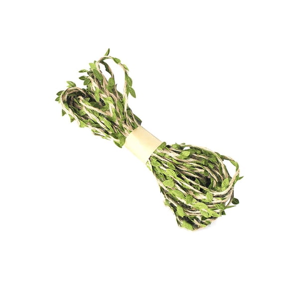 Hoja De Cáñamo Hojas Artificiales Cuerda De Cáñamo Vid Realista Elaboración De Cuerda Guirnalda Guirnalda Decoración Ratán Para El Hogar Bodas Jardines Envolturas De Regalo 10M Cinta Moyic HA021889-00