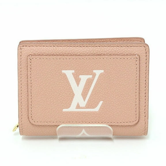 Pre-Owned Louis Vuitton Portefeuille-K Monogram Empreinte Leather Pink M81649 Small... (Good)