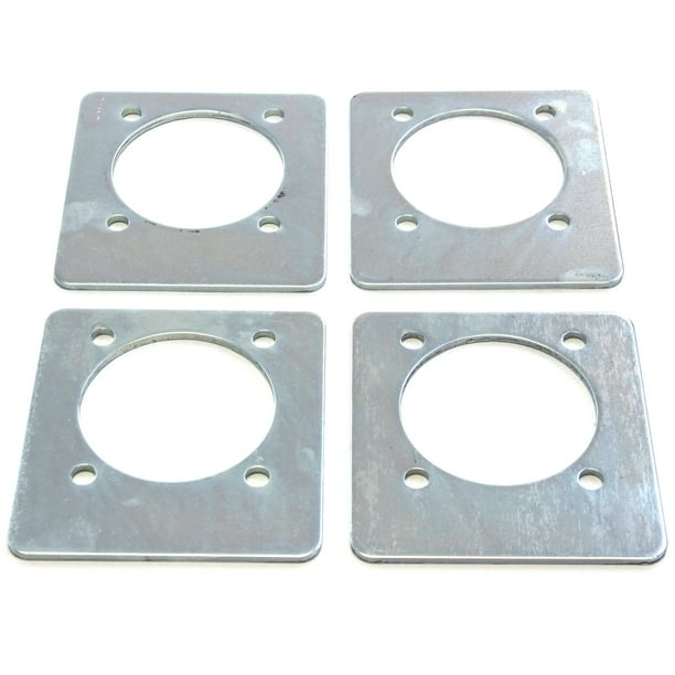 4) Backing Plate Mounting Plates for D Ring Plate Tie Down Recessed