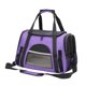 thumbnail image 5 of Bolsa de transporte para mascotas con correa para el hombro y tapete extraíble, portátil, de malla ventilada, para gatos, bolsa de viaje para perros Púrpura, 5 of 10