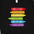 thumbnail image 3 of Inktastic Colored Crayons Toddler Sweatshirt, 3 of 4