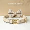 thumbnail image 3 of Didog Personalized Dog Collar Cute Bow Tie Custom Pet Name Engraved Metal Buckle 2XS-S, 3 of 6