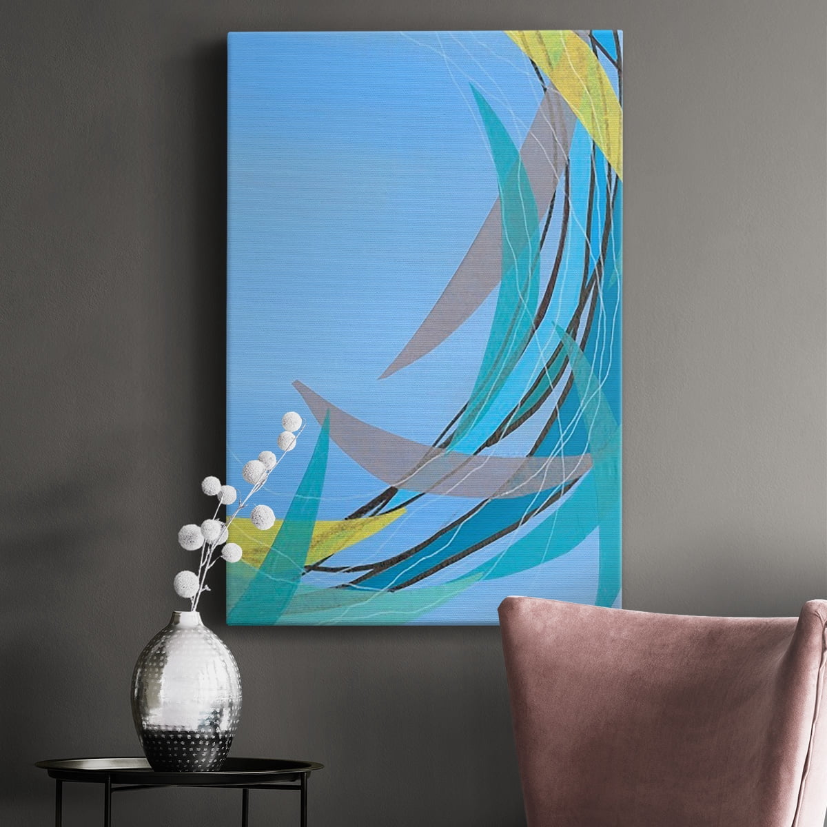 Circulating Flow II Premium Gallery Wrapped Canvas - Ready to Hang