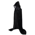 thumbnail image 1 of Disfraces de Halloween de Terciopelo con Capucha Larga para Adultos Unisex de VGLOOK, 1 of 3