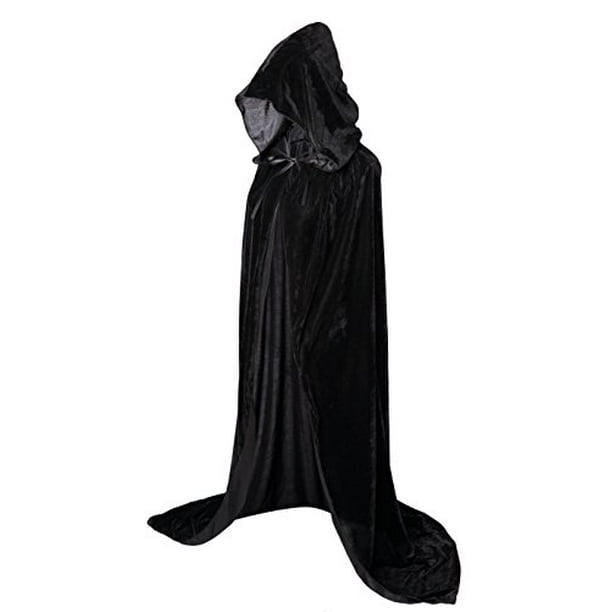 Disfraces de Halloween de Terciopelo con Capucha Larga para Adultos Unisex de VGLOOK