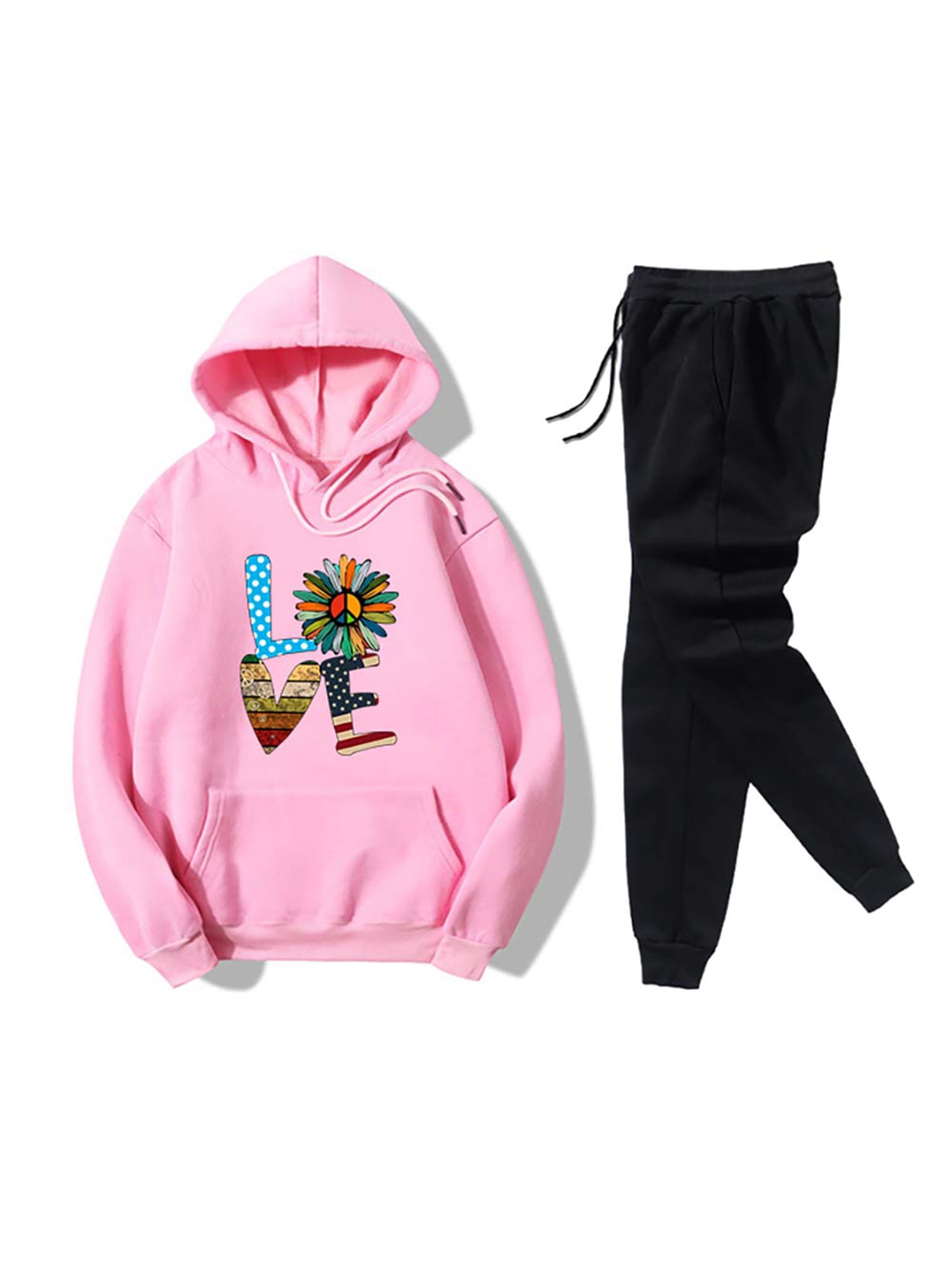 winter floral hoodie i