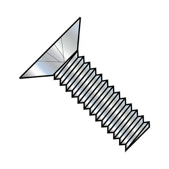 4-40X1 Phillips Flat 100 Degree Machine Screw Fully Threaded Zinc (Pack Qty 10,000) BC-0416MP1