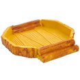 thumbnail image 2 of Creative Resin Reptile Food Holder Crawling Pet Food Feeder Water Container (Yellow), 2 of 8