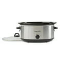 Crockpot™ Large 7Quart Manual Slow Cooker with Temperature Control, Stainless Steel