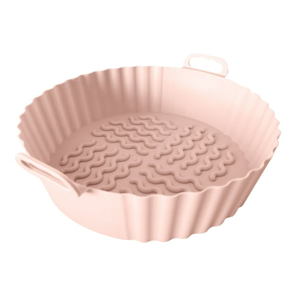 CEHVOM Reusable Air Fryer Silicone Baking Pan Air Fryer Silicone Pad Air Fryer Lined 7.5 Inch Clearance