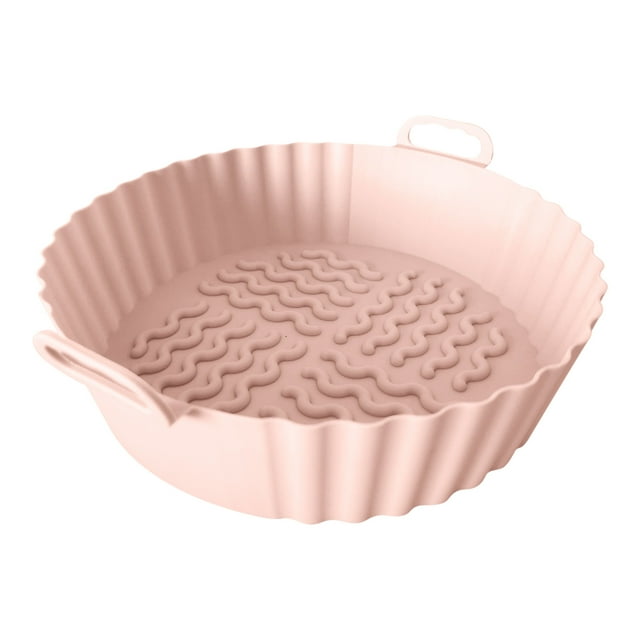 EARKITY Doublures en Silicone pour Friteuse à Air Chaud, Bol Panier en Silicone pour Friteuse à Air, Doublure Réutilisable pour Friteuse à Air, Doublure Antiadhésive pour Friteuse à Air, Plateau Bol Panier en Silicone pour Grille-Pain, Four, Instant Pot, Micro-Ondes, Pâtisserie