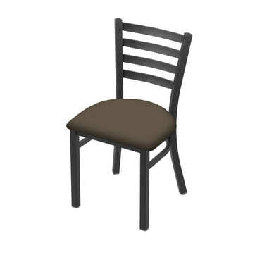 Holland Bar Stool  18 in. 400 Jackie Chair with Pewter Finish & Canter Earth Seat