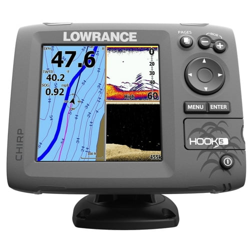 Lowrance Hook 5 No Transducer 12655 Hook 5 Fishfinder Walmart Com