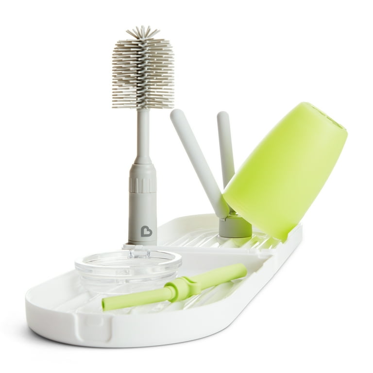 Munchkin® Portable Bottle Drying Rack with Silicone Bottle Brush