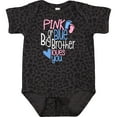 thumbnail image 3 of Inktastic Pink or Blue, Big Brother Loves You Footprints and Heart Boys Baby Bodysuit, 3 of 5