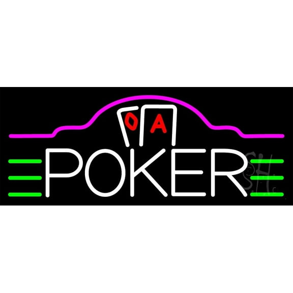 Pink Line Border LED Neon Sign 13 x 32 - inches, Black Square Cut Acrylic Backing, with Dimmer - Bright and Premium built indoor LED Neon Sign for wall décor, arcarde, and storefront.