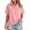hwj# Pink431, variant on Huowey Womens Sweatshirt Solid Color Slim Fit Workwear Top Short Sleeve Lapel Collar Summer Commute Loose Fit Soft Comfort Lightweight Fall Clothes,Grey,M