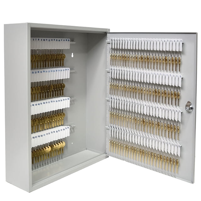 Armario para llaves BankSupplies STEELMASTER, 200 llaves, acero, 42,01 x 51,05 x 12,49 cm