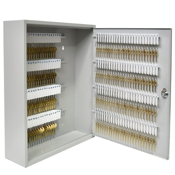 Armario para llaves BankSupplies STEELMASTER, 200 llaves, acero, 42,01 x 51,05 x 12,49 cm