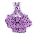 thumbnail image 5 of 2 Pcs Dog Diaper Sanitary Pants, Reusable Puppy Adjustable Suspenders Briefs Doggie Menstrual Physiological Pants Washable Underwear Jumpsuits for Small Female Pets in Period Purple Pink, 5 of 14