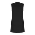 thumbnail image 6 of RYRJJ Summer Tank Tops for Women Square Neck Loose Fit Casual Tunics Fashion Flowy Sleeveless Side Slit T Shirts(Black,S), 6 of 6