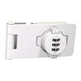 thumbnail image 1 of Cerradura de combinación para gabinete, cerradura de seguridad giratoria con contraseña para armario de casa, cerradura sin llave Blanco, 1 of 9